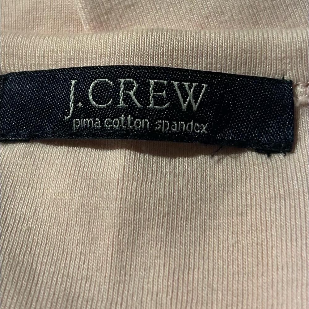 Vintage J.Crew Pima Cotton T-Shirt Size L Preppy Long Sleeve Tee Women's - Picture 9 of 9